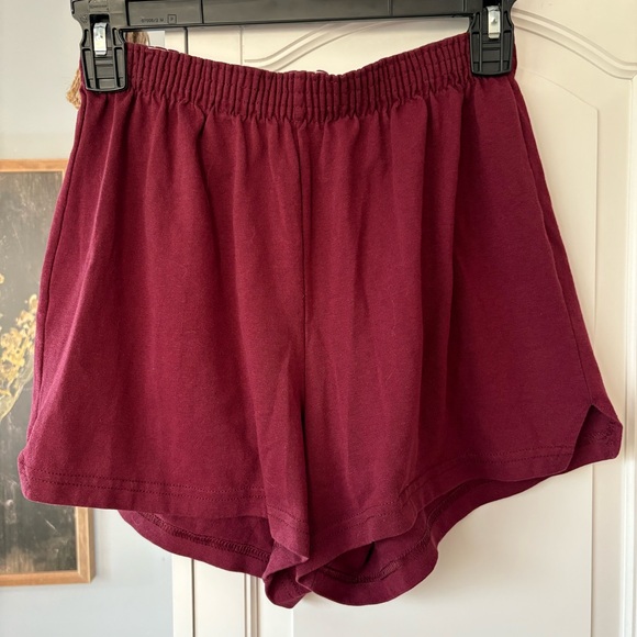 Soffe Maroon Athletic Shorts - Picture 1 of 3